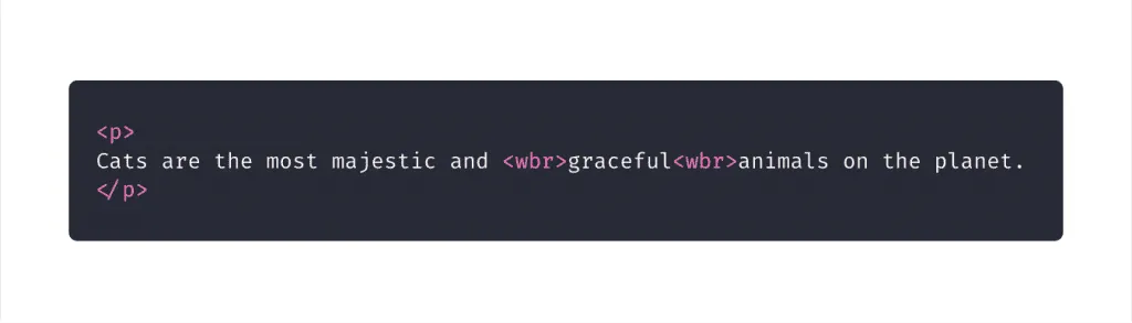 10 elementos HTML que você não sabia que precisava: wbr
