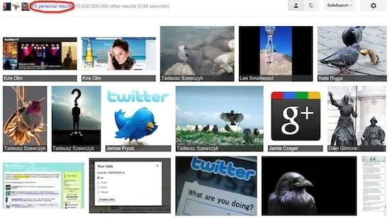 Novo SEO Social: Google SERP com personalização
