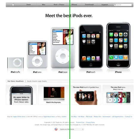 Elementos de design aplicados à web: equilíbrio simétrico