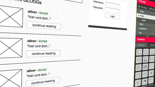 Ferramenta para criação de wireframes: HotGloo