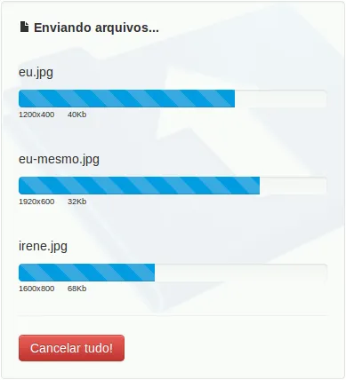 Exemplo feito com Jetstrap