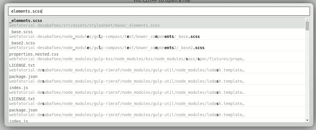 Vinculando arquivo do filesystem.