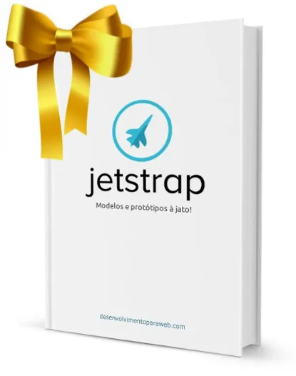 Imagem ilustrativa da promoção do livro sobre Jetstrap