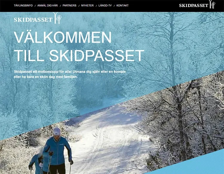 Exemplos de site usando slanted shapes (formas diagonais)